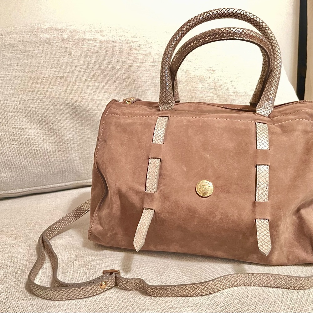 Maledetti Toscani soft suede satchel.